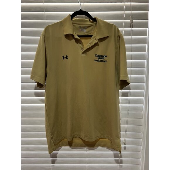Under Armour Colorado State Rams Basketball Polo Shirt - Size L - Picture 1 of 3